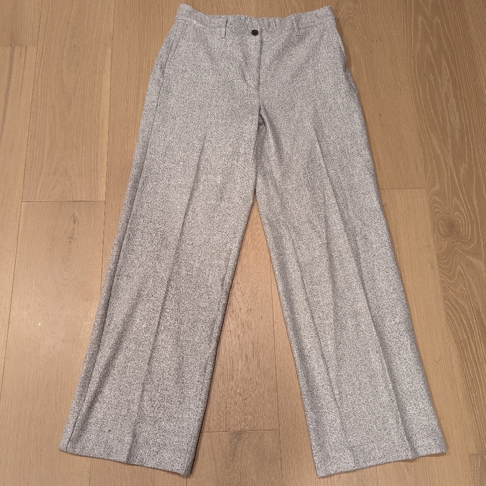 Women's Gray Wide-Leg Pants